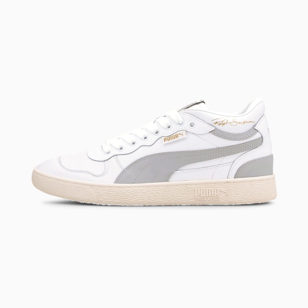 Puma Ralph Sampson Demi OG Férfi Kosárlabda Cipő - Fehér/Lila/Fehér ( Hungary - MBDRV2463 )
